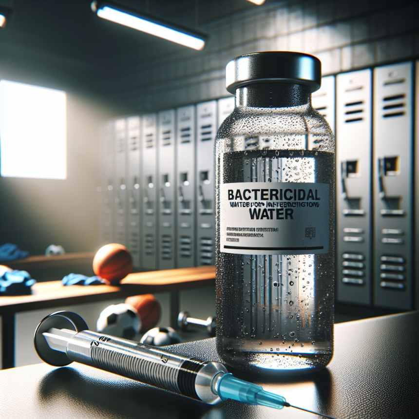 Acqua battericida per iniezioni: un aiuto nella prevenzione delle infezioni per gli sportivi